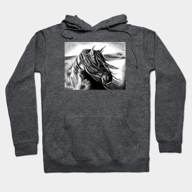 A horse of course Hoodie by SeanKalleyArt